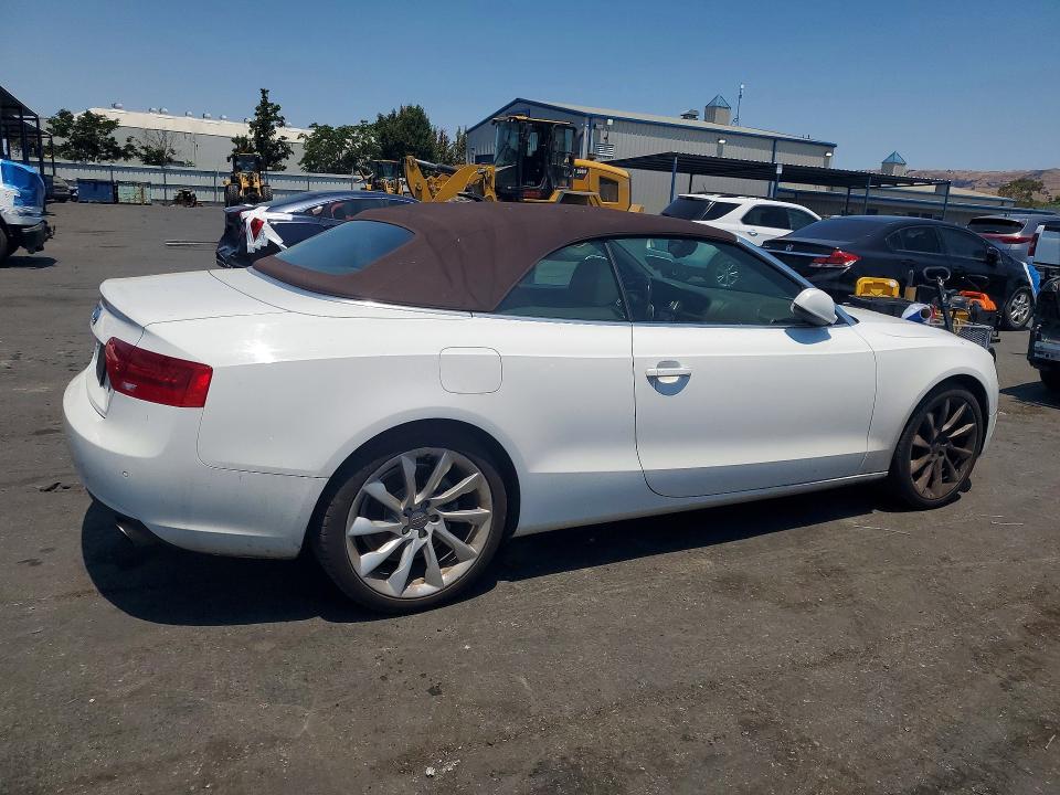 2013 Audi A5 VIN WAUJFAFH2DN014767 COPART salvage auction — MINOR DENT/SCRATCHES, Ca - Dis/Dlr/Exp Only Clean Title, sold $2,950 on 2026-07-16 (photo 3)
