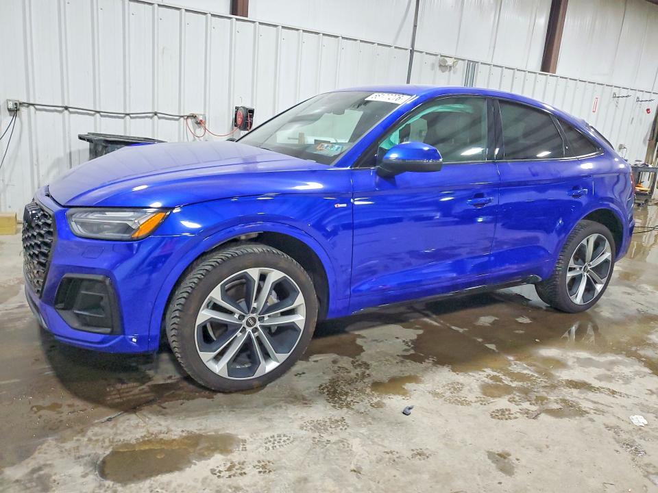 2022 Audi VIN WA16AAFYXN2002922 COPART salvage auction — FRONT END, Pa - Certificate Of Salvage, sold $13,300 on 2026-07-08 (photo 1)