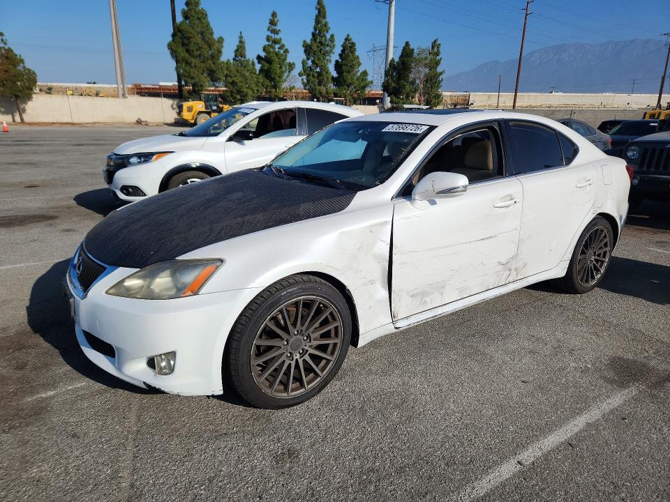2009 Lexus Is VIN JTHBK262195086778 COPART salvage auction — SIDE, Ca - Salvage Certificate, sold $625 on 2026-07-14 (photo 1)