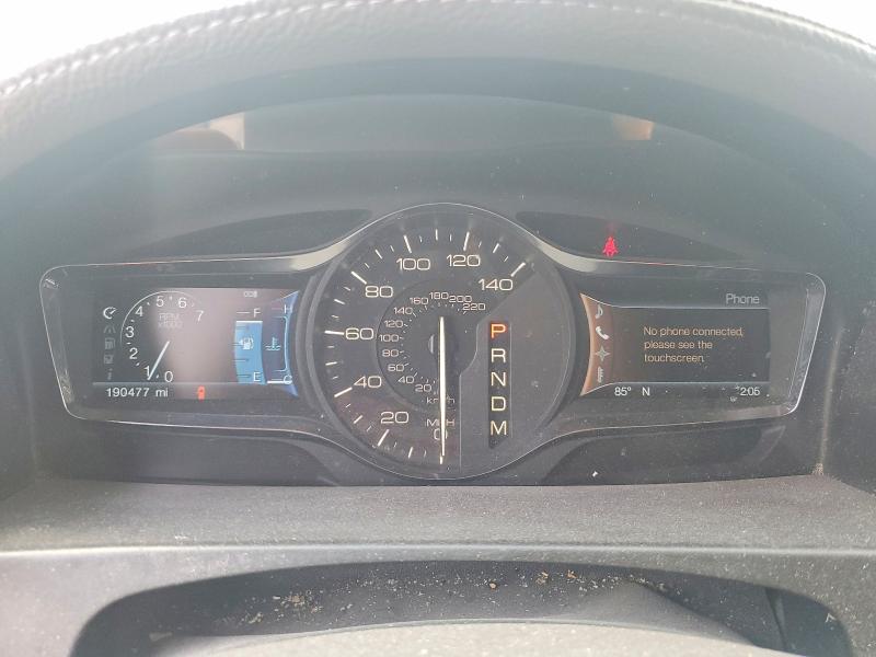 2012 Lincoln Mkx VIN 2LMDJ6JK1CBL00876 COPART salvage auction — FRONT END, Ia - Cert Of Title-Salvage Title, sold $425 on 2026-07-24 (photo 9)
