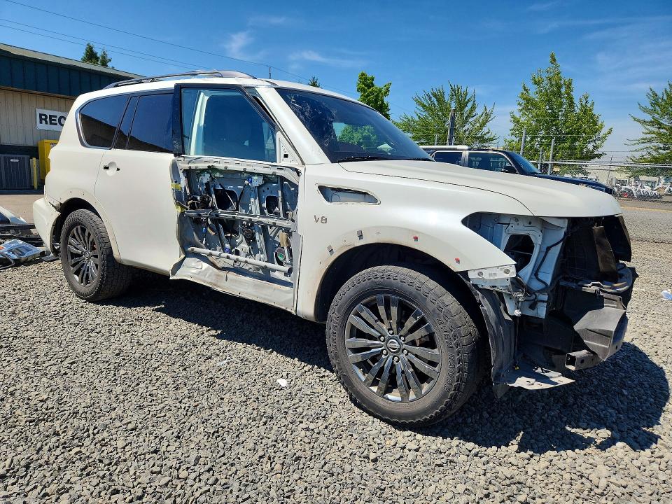 2018 Nissan Armada VIN JN8AY2NE7J9733628 COPART salvage auction — SIDE, Or - Salvage Title Certificate, sold $1,800 on 2026-07-21 (photo 4)