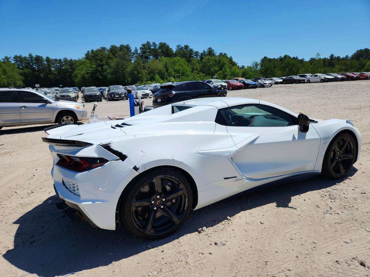2024 Chevrolet Corvette VIN 1G1YL3D44R5500390 COPART salvage auction — Rear End, MA - CERT OF TITLE-SALVAGE, sold $71,500 on 2026-07-02 (photo 3)