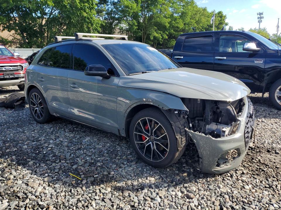 2021 Audi Sq5 VIN WA1B4AFY9M2020591 COPART salvage auction — FRONT END, Ma - Cert Of Title-Salvage, sold $11,500 on 2026-07-16 (photo 4)