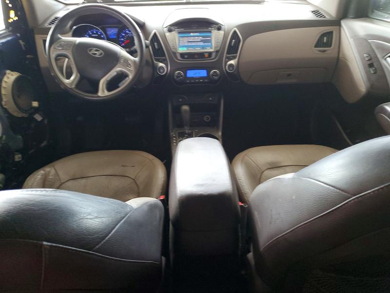 2012 Hyundai VIN KM8JU3AC7CU375914 COPART salvage auction — REAR END, Tx - Salvage Vehicle Title, sold $1,550 on 2026-07-24 (photo 8)