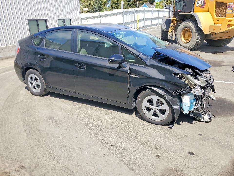 2014 Toyota Prius VIN JTDKN3DU5E0358078 COPART salvage auction — FRONT END, CA - SALVAGE CERTIFICATE, sold $1,150 on 2026-07-24 (photo 4)