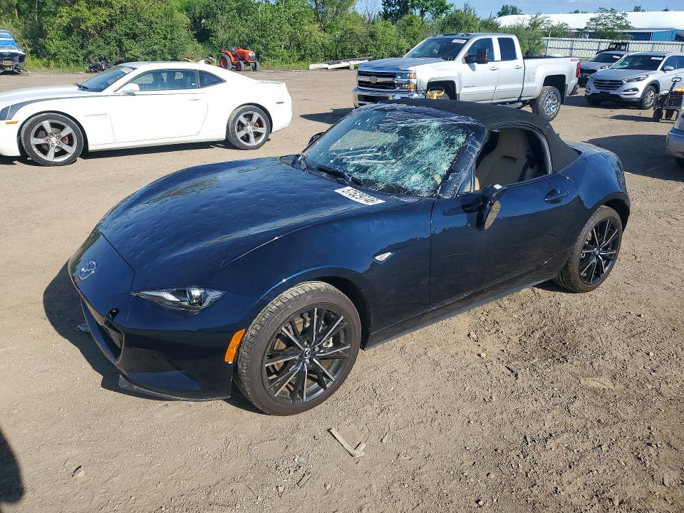 2025 Mazda Mx-5 VIN JM1NDAD70S0652093 COPART salvage auction — HAIL, OH - CERT OF TITLE-SALVAGE, sold $10,400 on 2026-07-09 (photo 1)