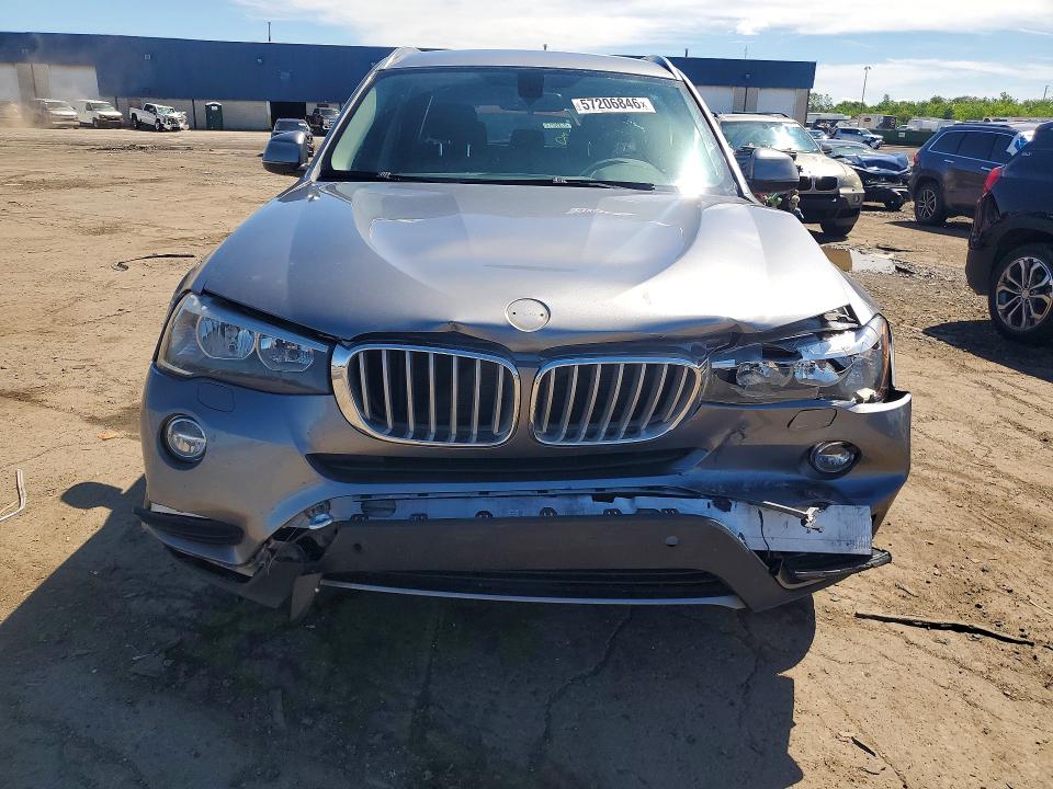 2015 BMW VIN 5UXWX9C59F0D46608 COPART salvage auction — FRONT END, Mi - Certificate Of Title, sold $1,250 on 2026-07-07 (photo 5)