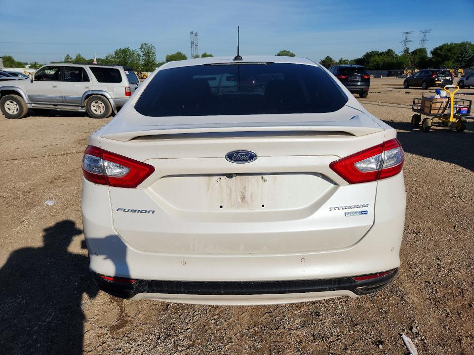 2014 Ford Fusion VIN 3FA6P0D90ER340955 COPART salvage auction — FRONT END, Il - Salvage Certificate, sold $725 on 2026-07-09 (photo 6)