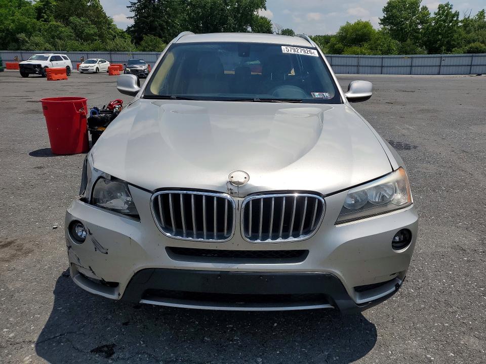 2013 BMW X3 VIN 5UXWX9C50D0A32634 COPART salvage auction — ALL OVER, Pa - Certificate Of Salvage, sold $500 on 2026-07-07 (photo 5)