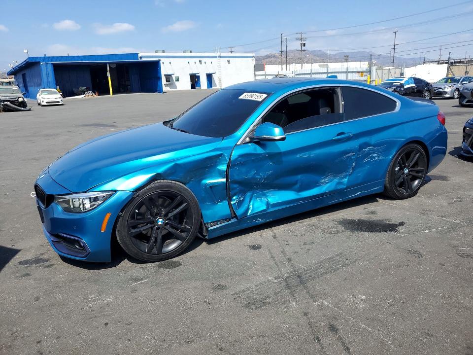 2018 BMW 4 series VIN WBA4W3C5XJAF91328 COPART salvage auction — SIDE, Ca - Salvage Certificate, sold $6,100 on 2026-07-29 (photo 1)