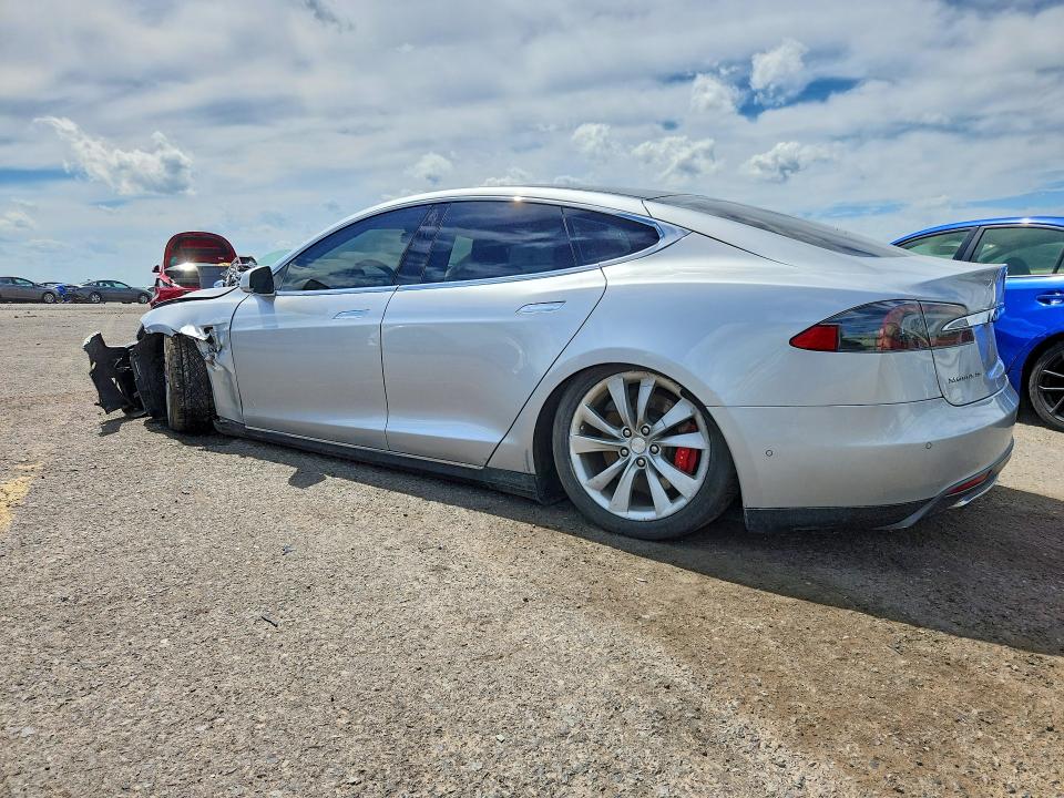 2015 Tesla Model s VIN 5YJSA1H22FFP69885 COPART salvage auction — FRONT END, Pa - Certificate Of Salvage, sold $4,100 on 2026-07-17 (photo 2)