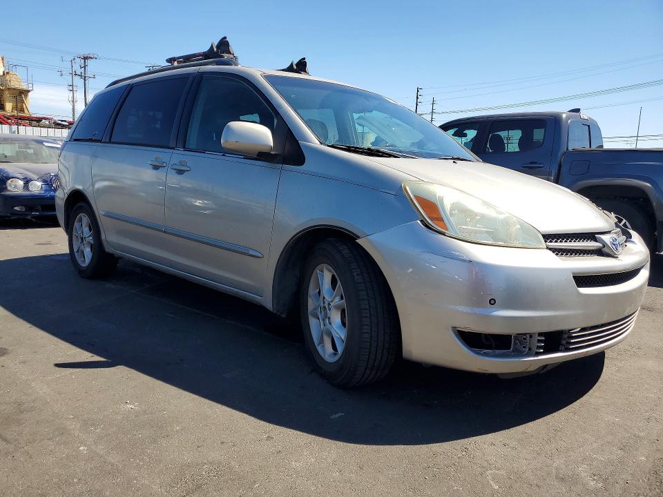 2005 Toyota Sienna VIN 5TDZA22C85S295148 COPART salvage auction — FRONT END, CA - SALVAGE CERTIFICATE, sold $775 on 2026-07-20 (photo 4)