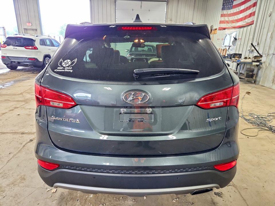2014 Hyundai Santa fe VIN 5XYZU3LB0EG193407 COPART salvage auction — SIDE, Wi - Junked Vehicle Bill Of Sale, sold $2,550 on 2026-07-13 (photo 6)