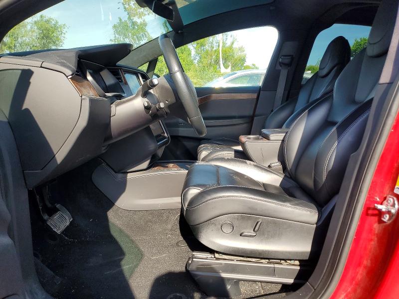 2019 Tesla Model x VIN 5YJXCBE25KF197361 COPART salvage auction — HAIL, Oh - Cert Of Title-Salvage, sold $11,100 on 2026-07-06 (photo 7)