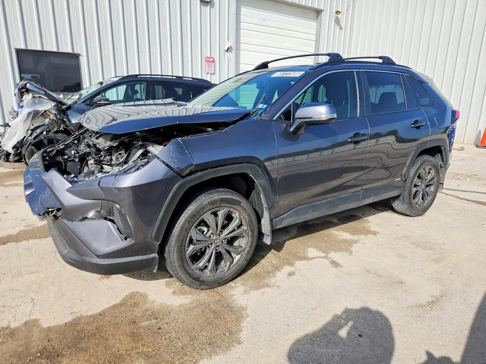 2024 Toyota Rav4 hybrid VIN 4T3RWRFV5RU123542 COPART salvage auction — FRONT END, TX - CERTIFICATE OF TITLE, sold $12,000 on 2026-07-28 (photo 1)
