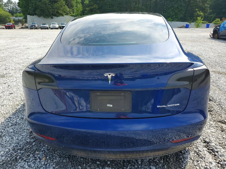 2022 Tesla Model 3 VIN 5YJ3E1EB8NF192632 COPART salvage auction — FRONT END, Ga - Cert Of Title-Salvage, sold $2,500 on 2026-07-20 (photo 6)