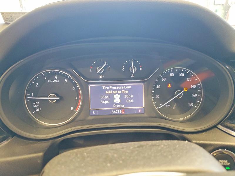 2019 Buick Regal tourx VIN W04GV8SXXK1023754 COPART salvage auction — SIDE, ME - CERT OF TITLE-SALVAGE COLLISIO, sold $7,100 on 2026-07-09 (photo 9)