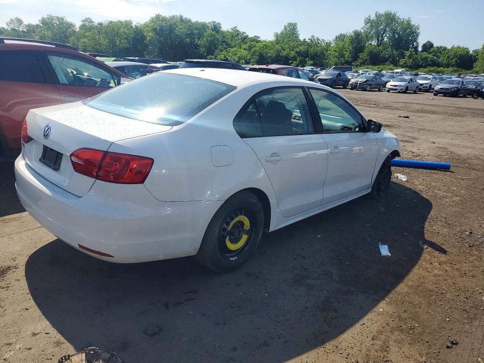 2013 Volkswagen Jetta VIN 3VW2K7AJ0DM403818 COPART salvage auction — FRONT END, Ct - Cert Of Title-Salvage, sold $475 on 2026-07-10 (photo 3)