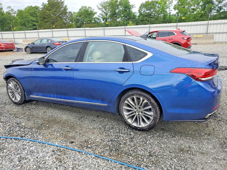 2016 Hyundai VIN KMHGN4JE1GU107090 COPART salvage auction — FRONT END, Sc - Cert Of Title-Salvage, sold $550 on 2026-07-27 (photo 2)