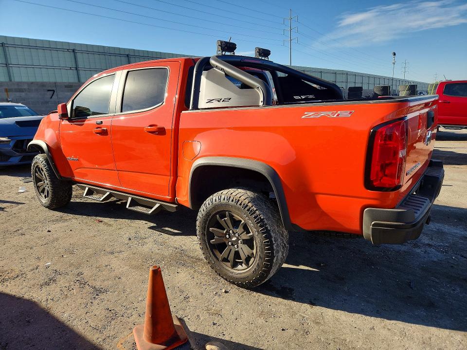 2019 Chevrolet Colorado VIN 1GCGTEENXK1273239 COPART salvage auction — FRONT END, Nm - Cert Of Title-Salvage, sold $6,600 on 2026-07-09 (photo 2)