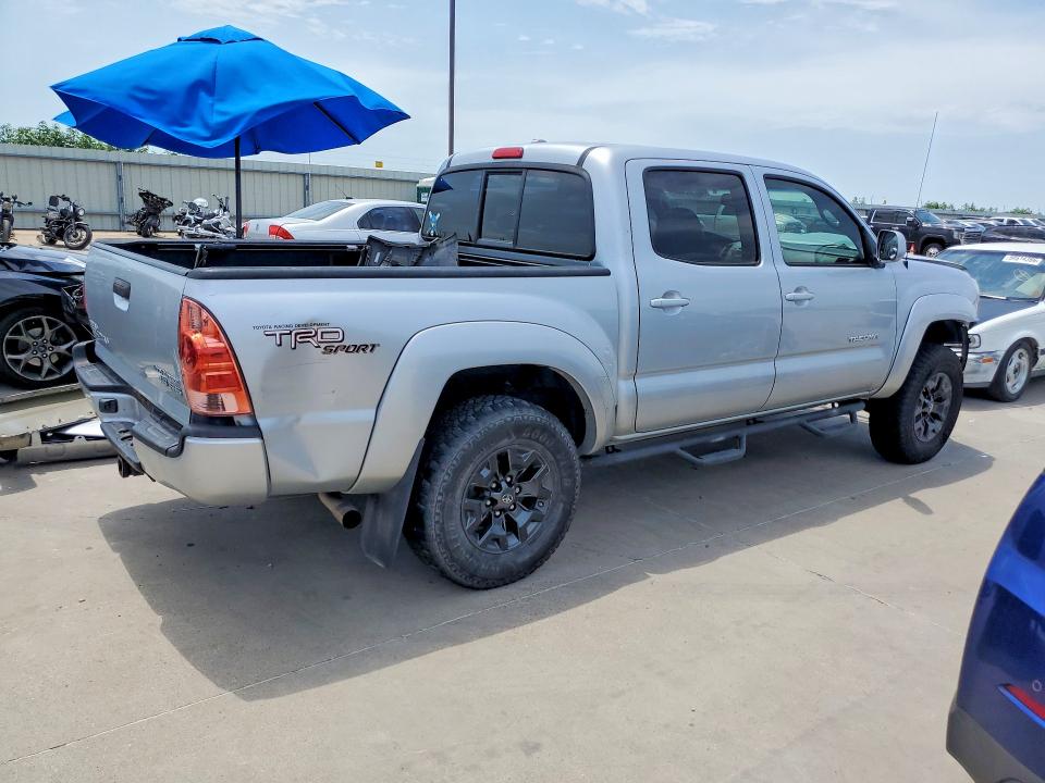 2010 Toyota Tacoma VIN 3TMJU4GN5AM100000 COPART salvage auction — FRONT END, TX - SALVAGE VEHICLE TITLE (P), sold $3,700 on 2026-07-09 (photo 3)