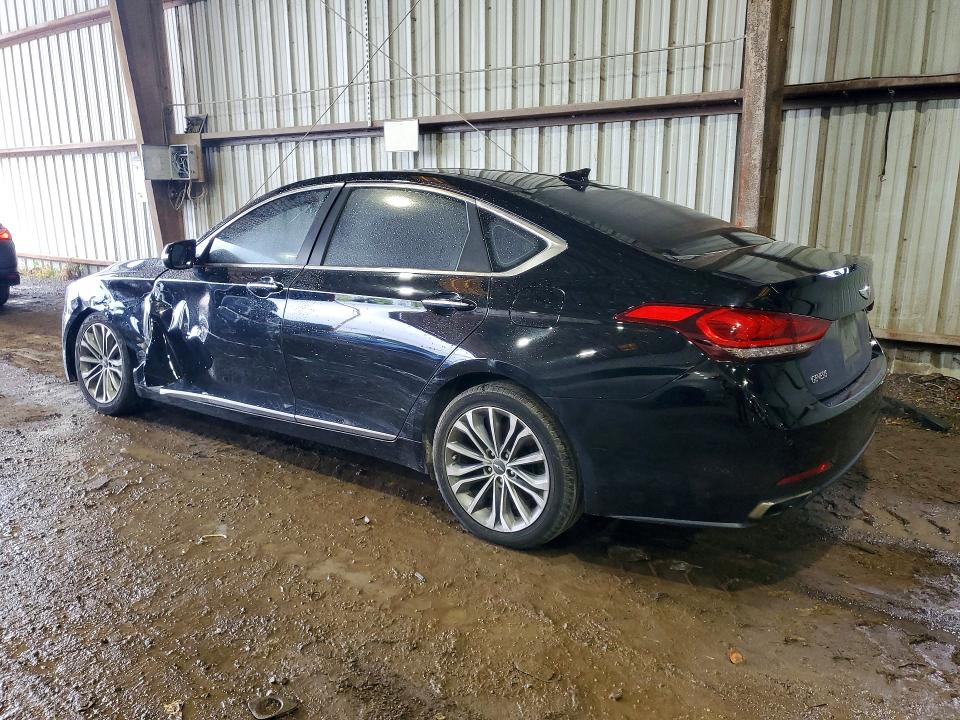 2015 Hyundai VIN KMHGN4JE9FU091347 COPART salvage auction — FRONT END, Tx - Salvage Vehicle Title, sold $2,150 on 2026-07-27 (photo 2)