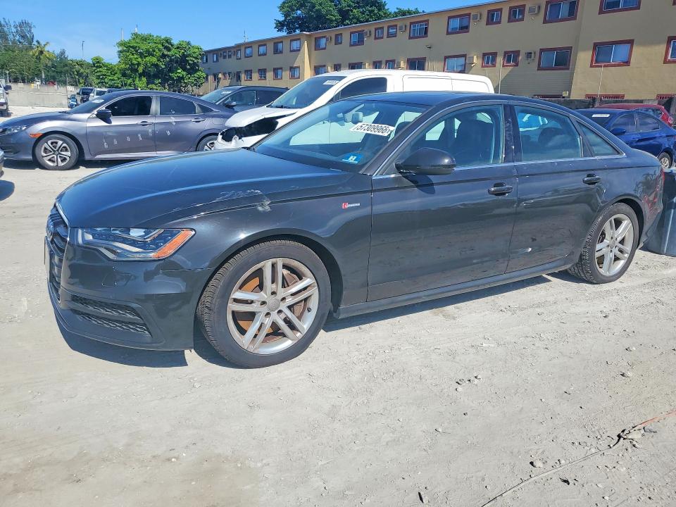 2012 Audi A6 VIN WAUBGAFC0CN006056 COPART salvage auction — WATER/FLOOD, Nj - Cert Of Title-Salvage (P), sold $2,000 on 2026-07-10 (photo 1)