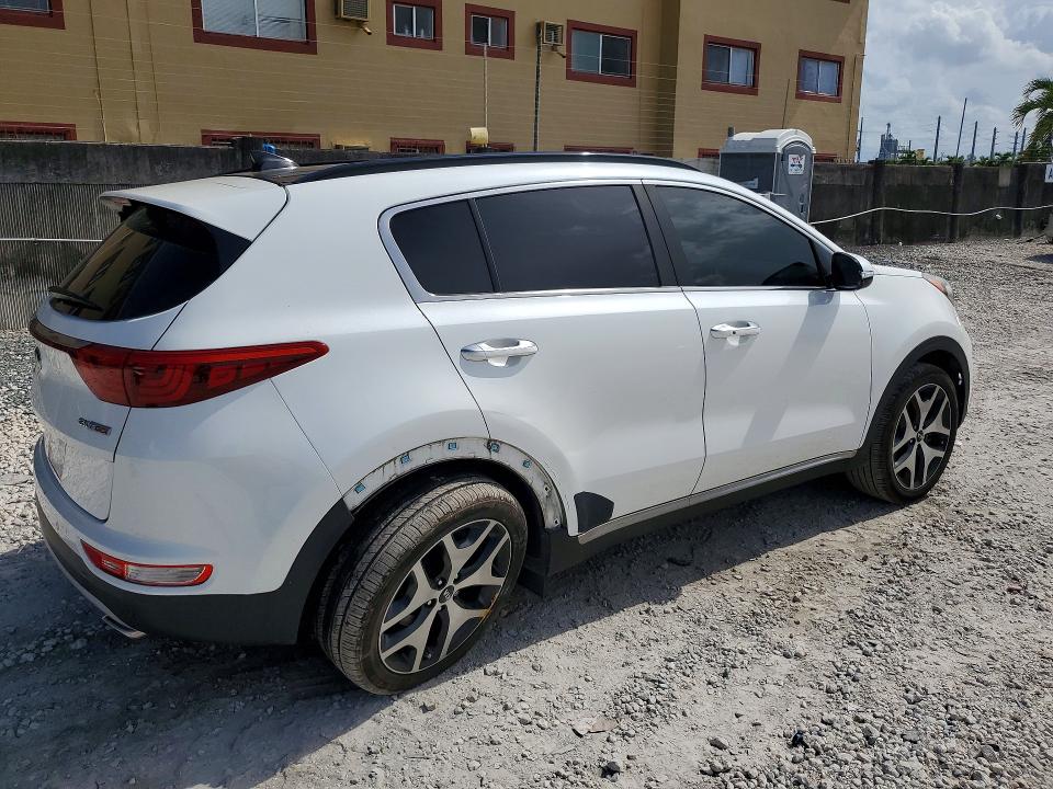 2018 Kia Sportage VIN KNDPR3A6XJ7404036 COPART salvage auction — SIDE, Fl - Cert Of Title Slvg Rebuildable, sold $4,500 on 2026-07-10 (photo 3)