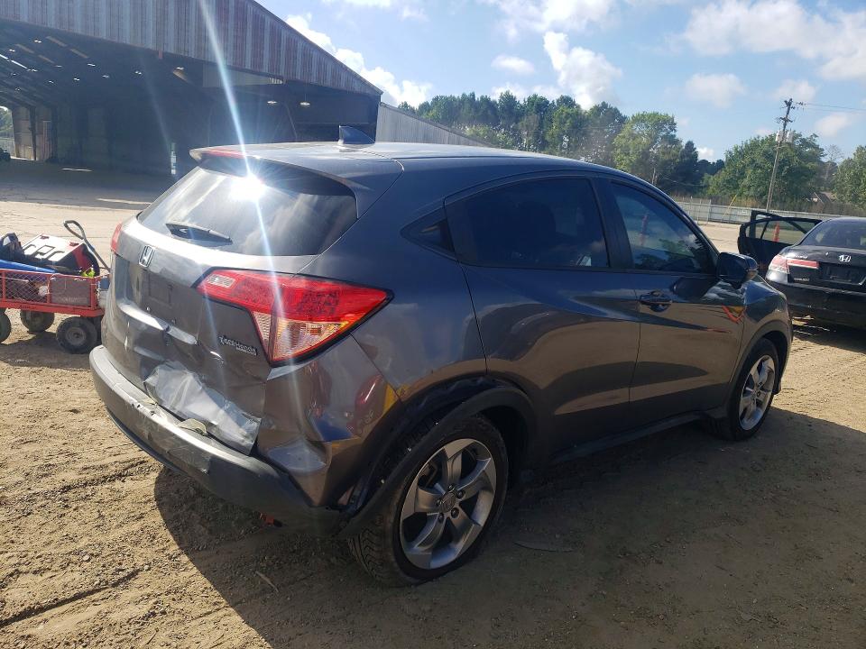 2017 Honda Hr-v VIN 3CZRU5H50HM718661 COPART salvage auction — REAR END, La - Cert Of Title-Salvage, sold $3,000 on 2026-07-02 (photo 3)