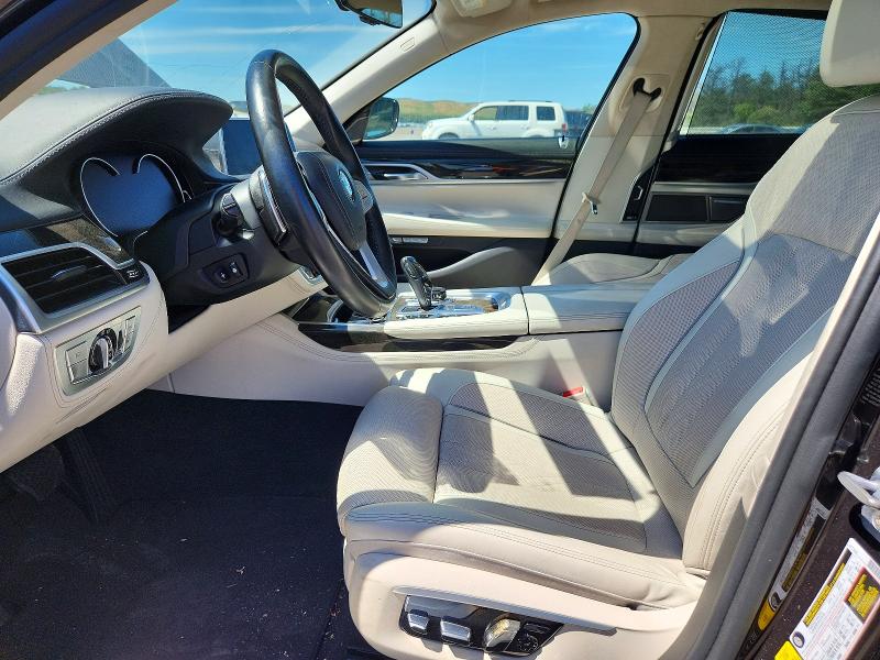 2016 BMW 7er VIN WBA7F2C53GG420172 COPART salvage auction — FRONT END, Ny - Certificate Of Title, sold $6,200 on 2026-08-08 (photo 7)