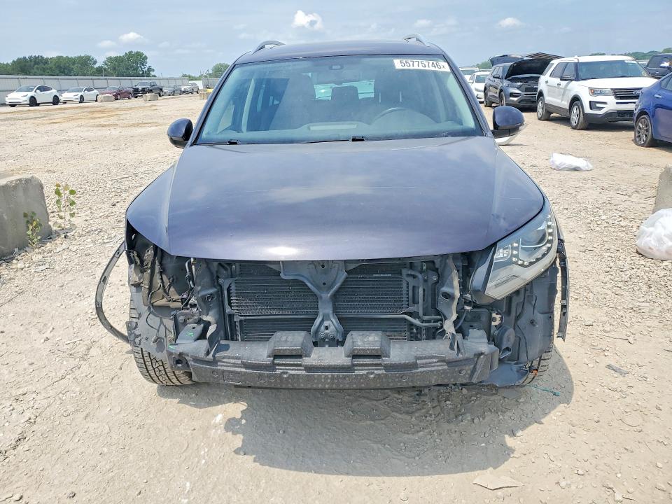 2016 Volkswagen Tiguan VIN WVGBV7AX8GW568465 COPART salvage auction — FRONT END, Mo - Salvage Certificate Of Title, sold $1,200 on 2026-08-18 (photo 5)