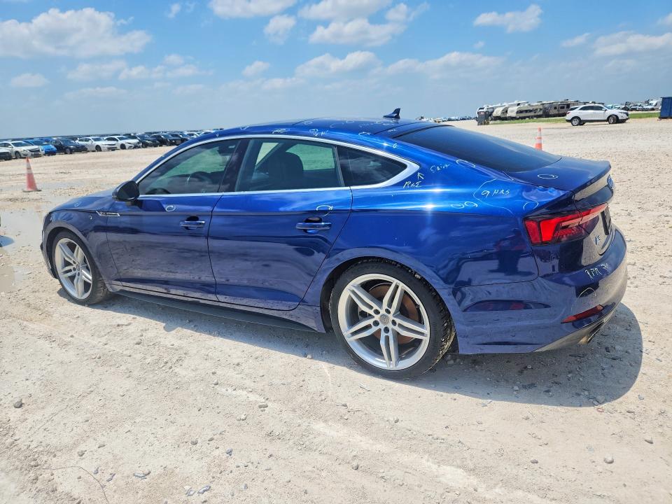 2018 Audi VIN WAUENCF58JA117216 COPART salvage auction — HAIL, Tx - Certificate Of Title, sold $8,300 on 2026-07-23 (photo 2)