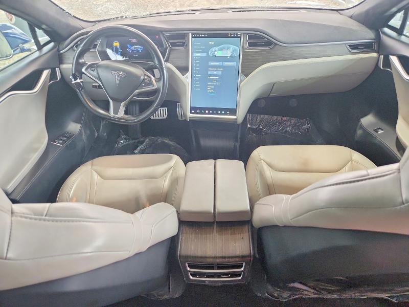 2016 Tesla VIN 5YJSA1E40GF125499 COPART salvage auction — HAIL, MO - SALVAGE CERTIFICATE OF TITLE, sold $5,200 on 2026-07-27 (photo 8)