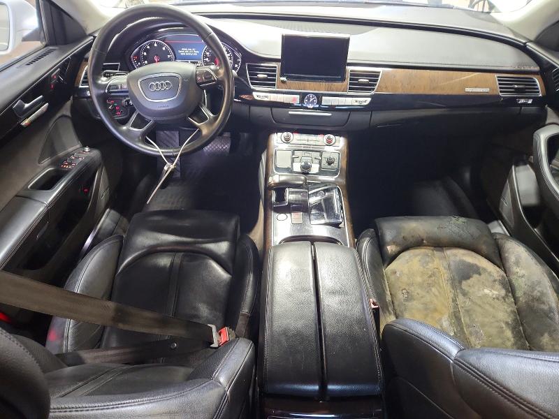 2013 Audi A8 VIN WAURGAFD2DN016452 COPART salvage auction — MECHANICAL, NY - CERTIFICATE OF TITLE, sold $375 on 2026-07-27 (photo 8)