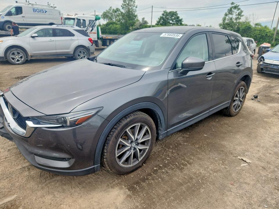 2017 Mazda Cx-5 VIN JM3KFBDL6H0186542 COPART salvage auction — FRONT END, Qc - Gravement Accidente, sold $150 on 2026-07-21 (photo 1)