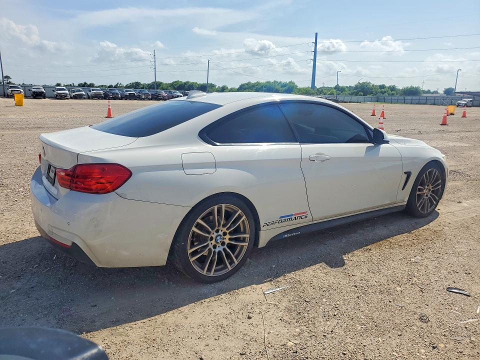 2015 BMW 4er VIN WBA3N3C53FK234280 COPART salvage auction — FRONT END, Tx - Salvage Vehicle Title, sold $4,900 on 2026-07-08 (photo 3)