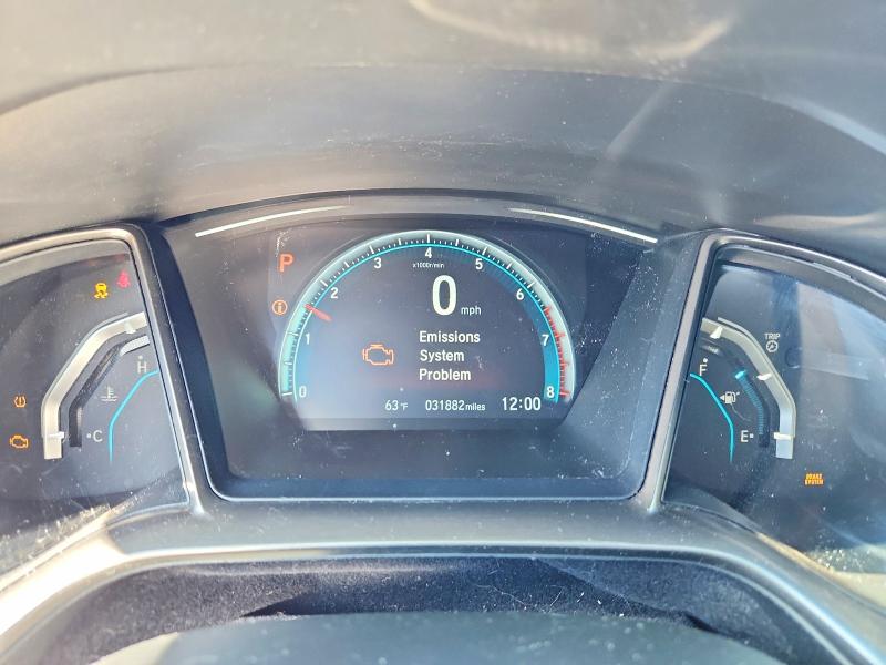 2018 Honda Civic VIN SHHFK7H75JU233422 COPART salvage auction — FRONT END, Ky - Bill Of Sale/Part Only/No Titl, sold $4,050 on 2026-07-16 (photo 9)