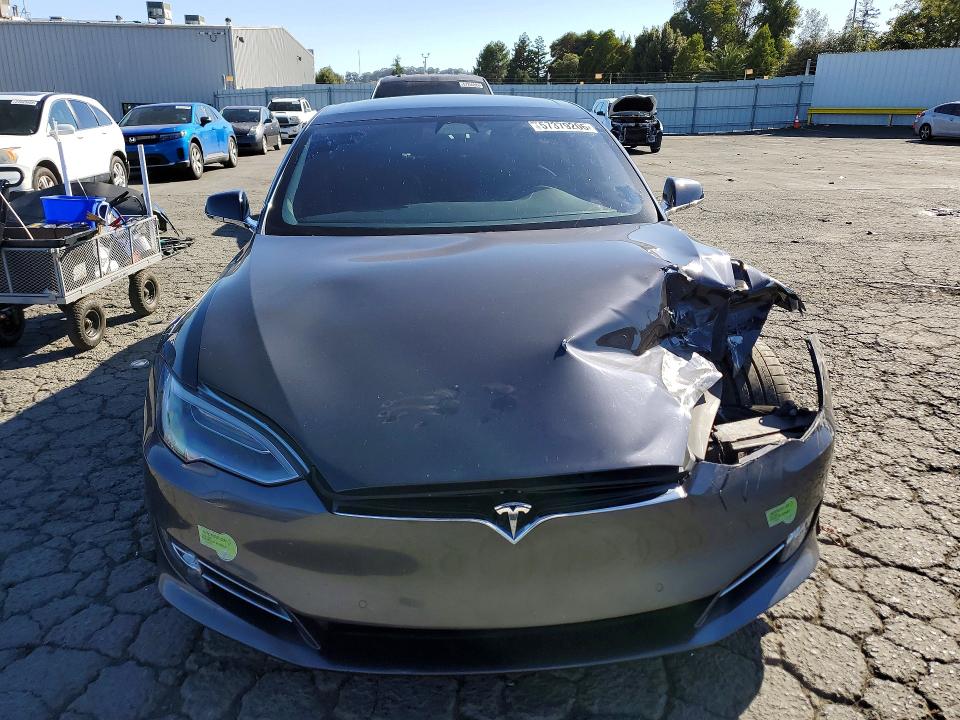 2018 Tesla Model s VIN 5YJSA1E45JF276880 COPART salvage auction — FRONT END, CA - SALVAGE CERTIFICATE, sold $1,350 on 2026-07-24 (photo 5)