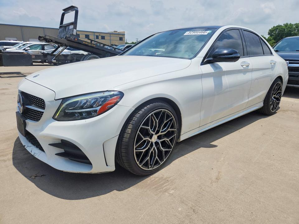 2019 Mercedes-benz C-klasse VIN 55SWF8DB2KU322130 COPART salvage auction — VANDALISM, Tx - Certificate Of Title, sold $7,100 on 2026-08-20 (photo 1)