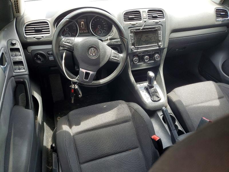2013 Volkswagen Golf VIN WVWDM7AJ6DW124427 COPART salvage auction — REAR END, Nc - Salvage Certificate Of Title, sold $875 on 2026-07-27 (photo 8)