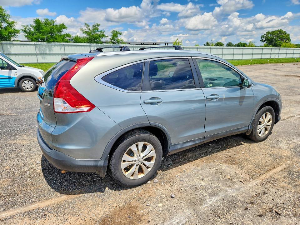 2012 Honda VIN JHLRM4H74CC005664 COPART salvage auction — ROOF, Va - Cert Of Title - Salvage, sold $2,350 on 2026-07-28 (photo 3)