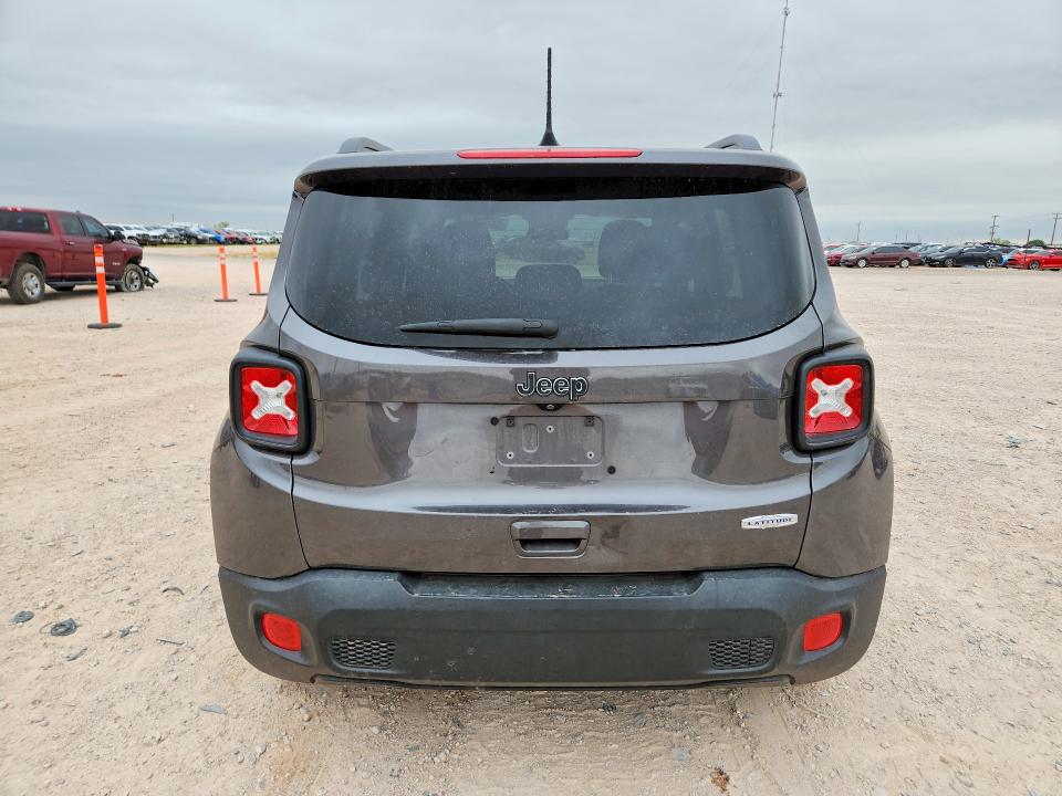 2018 Jeep Renegade VIN ZACCJABB5JPJ68241 COPART salvage auction — FRONT END, Tx - Salvage Vehicle Title, sold $15 on 2026-07-29 (photo 6)