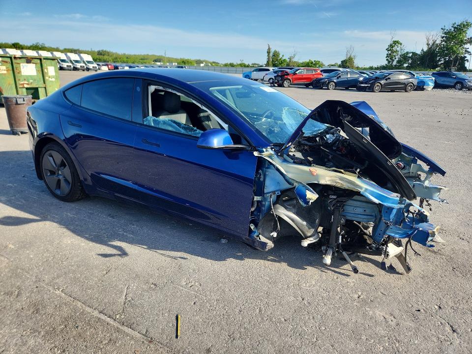 2023 Tesla VIN 5YJ3E1EA5PF459266 COPART salvage auction — FRONT END, Fl - Cert Of Title Slvg Rebuildable, sold $3,000 on 2026-07-09 (photo 4)