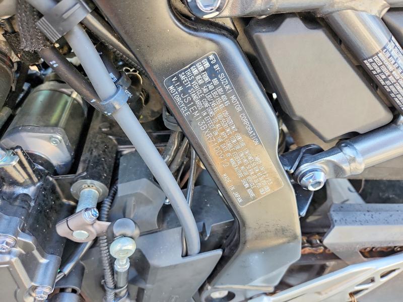 2024 Suzuki Gsx VIN JS1EM13BXR7100912 COPART salvage auction — SIDE, Ga - Cert Of Title-Salvage, sold $3,150 on 2026-09-10 (photo 9)