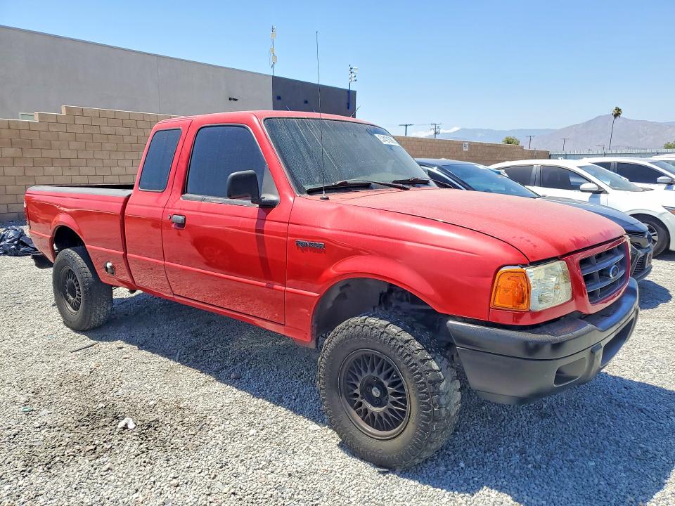 2001 Ford Ranger VIN 1FTYR14D31PB74813 COPART salvage auction — REAR END, Ca - Salvage Certificate, sold $1,600 on 2026-07-08 (photo 4)