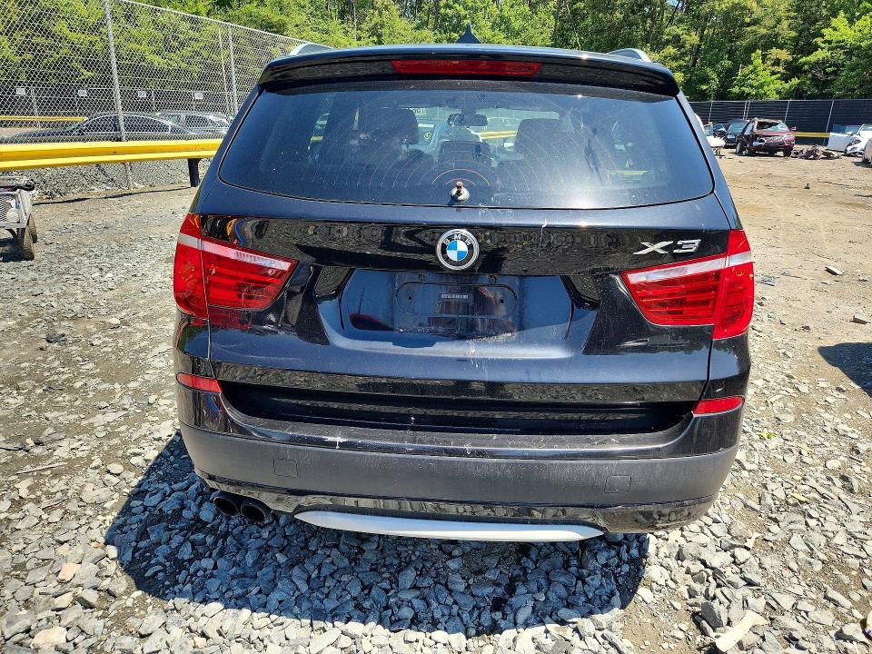 2013 BMW X3 VIN 5UXWX9C53D0D00012 COPART salvage auction — FRONT END, Md - Cert Of Salvage > 75% Damage, sold $550 on 2026-07-07 (photo 6)