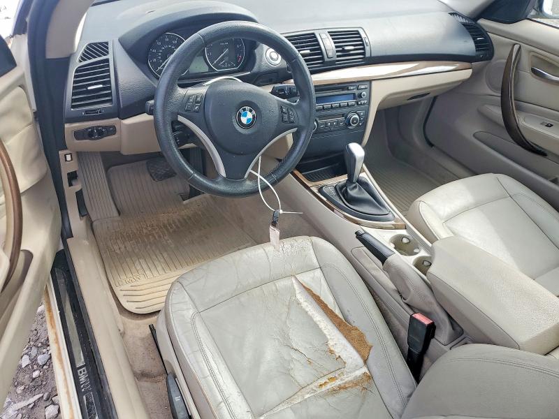 2011 BMW 1 series VIN WBAUP7C57BVP21514 COPART salvage auction — REAR END, AL - CERT OF TITLE-SALVAGE TITLE, sold $300 on 2026-07-16 (photo 8)