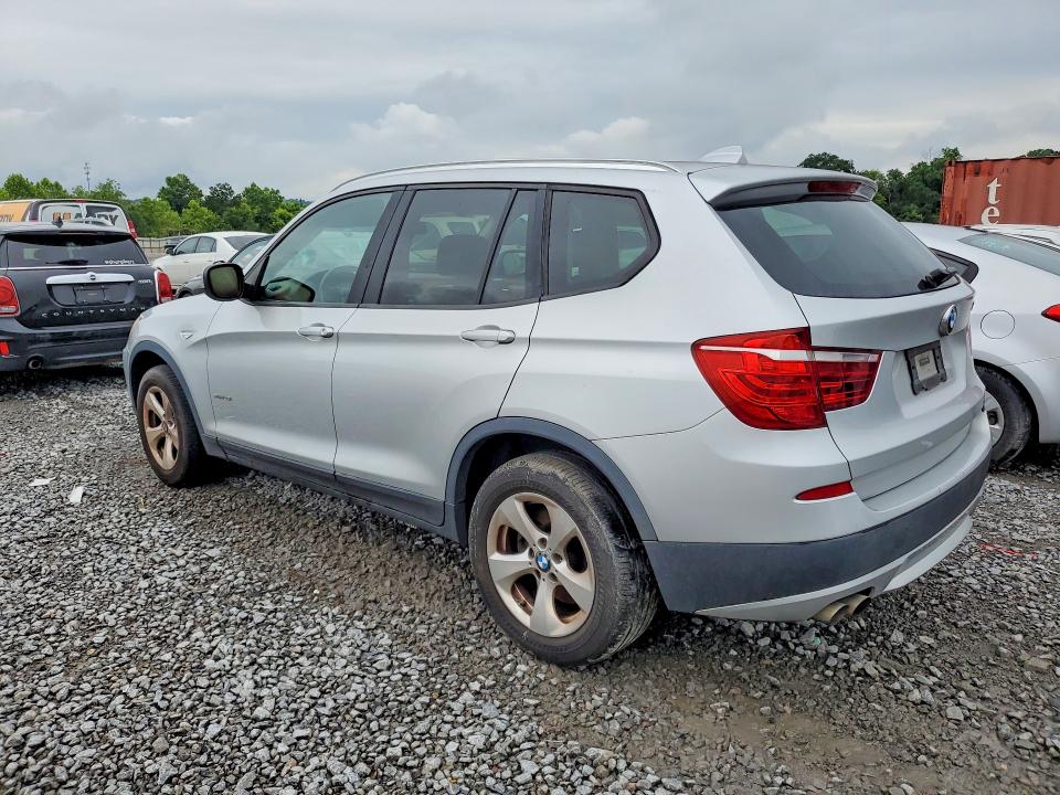2011 BMW X3 VIN 5UXWX5C55BL702518 COPART salvage auction — NORMAL WEAR, AL - CERTIFICATE OF TITLE, sold $425 on 2026-07-14 (photo 2)