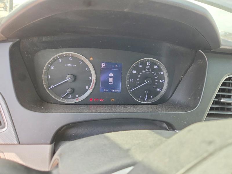 2015 Hyundai Sonata VIN 5NPE24AFXFH156066 COPART salvage auction — FRONT END, Tx - Certificate Of Title, sold $175 on 2026-07-09 (photo 9)