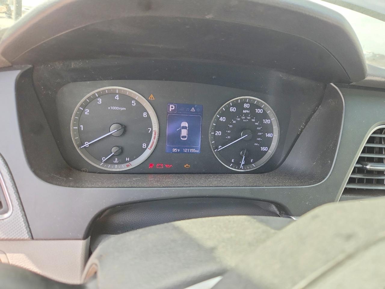2015 Hyundai Sonata VIN 5NPE24AFXFH156066 COPART salvage auction — Front End, TX - CERTIFICATE OF TITLE, sold $175 on 2026-07-09 (photo 9)